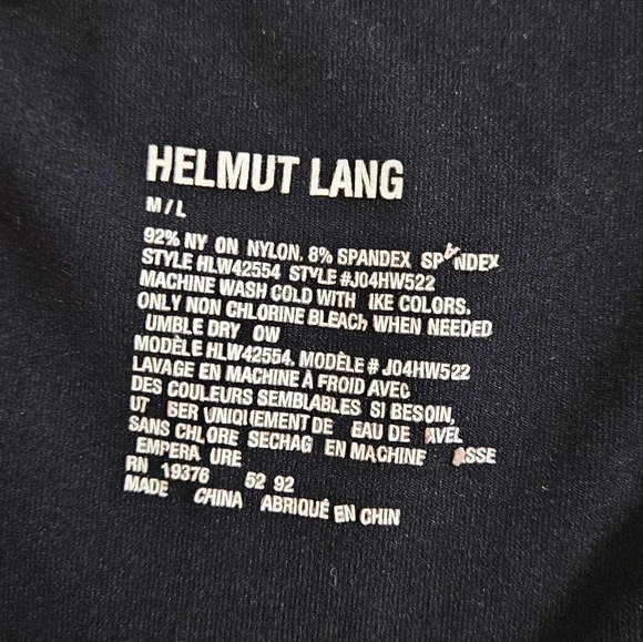 Helmut Lang Seamless Nylon Top - Picture 2 of 4